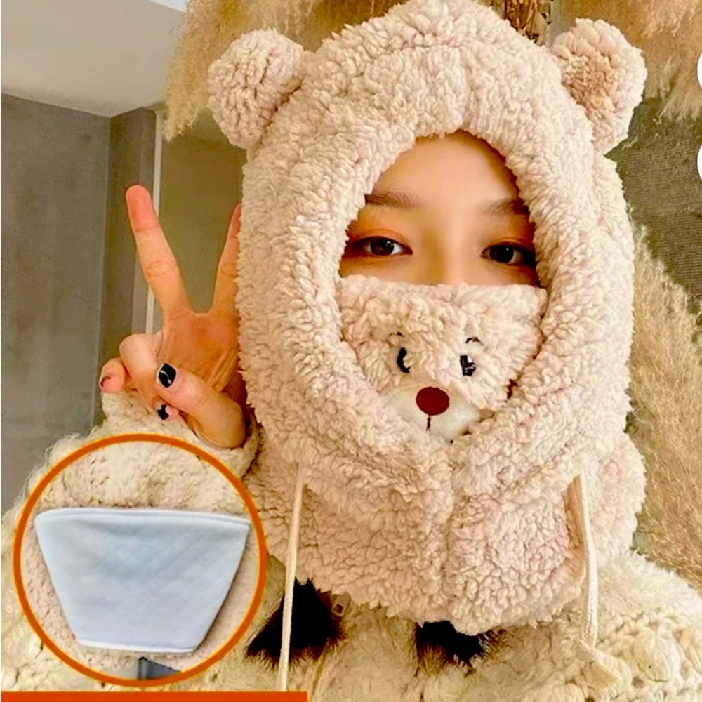 Bear winter hat